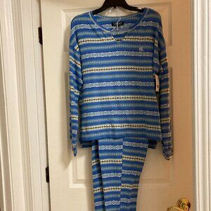 New Ralph Lauren 2-pc Jogger Pants Pajama Set Large